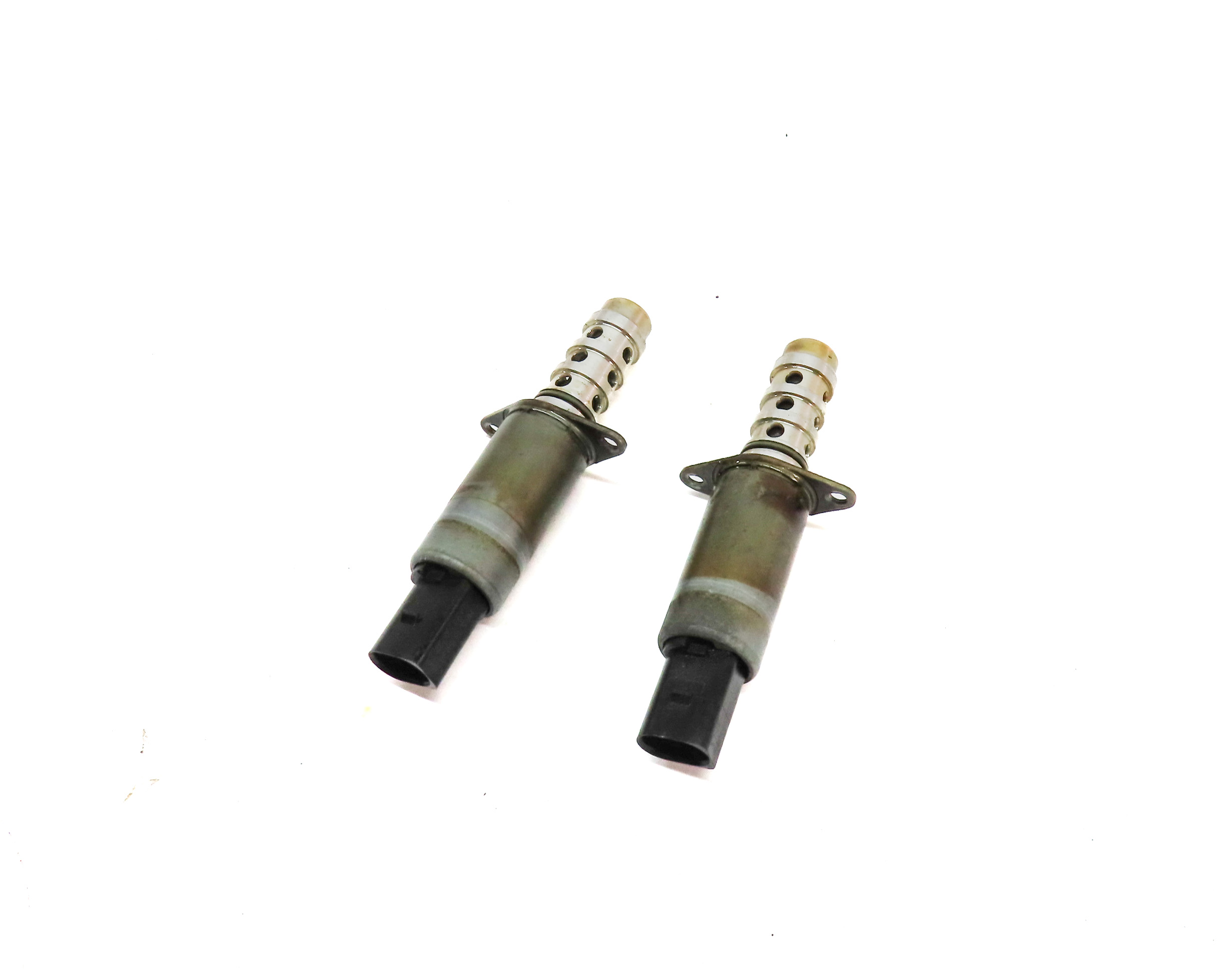 2007 AUDI Q7 (4HL) 3.6L (BHK) ENGINE VARIABLE VALVE TIMING VVT SOLENOID SET/2 — exact item pictured